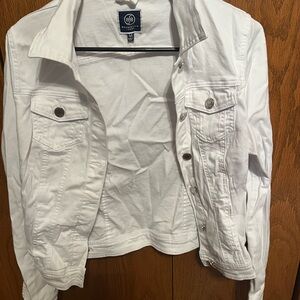 GAP Women's Cream Jean Jacket
